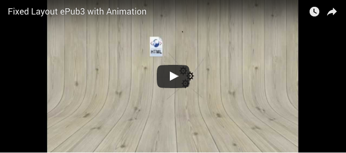 screenshot of video on animation in ebooks