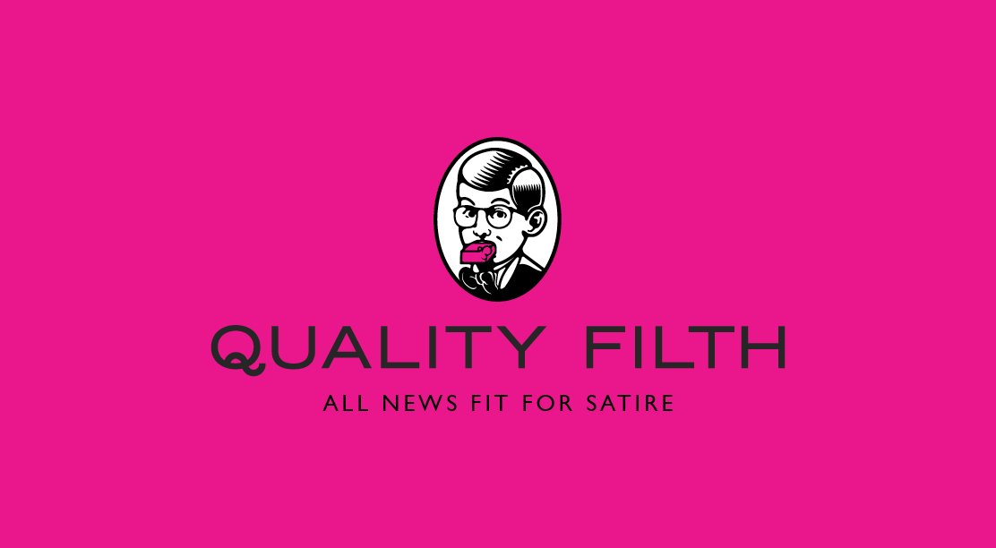 Quality Filth bright pink logo